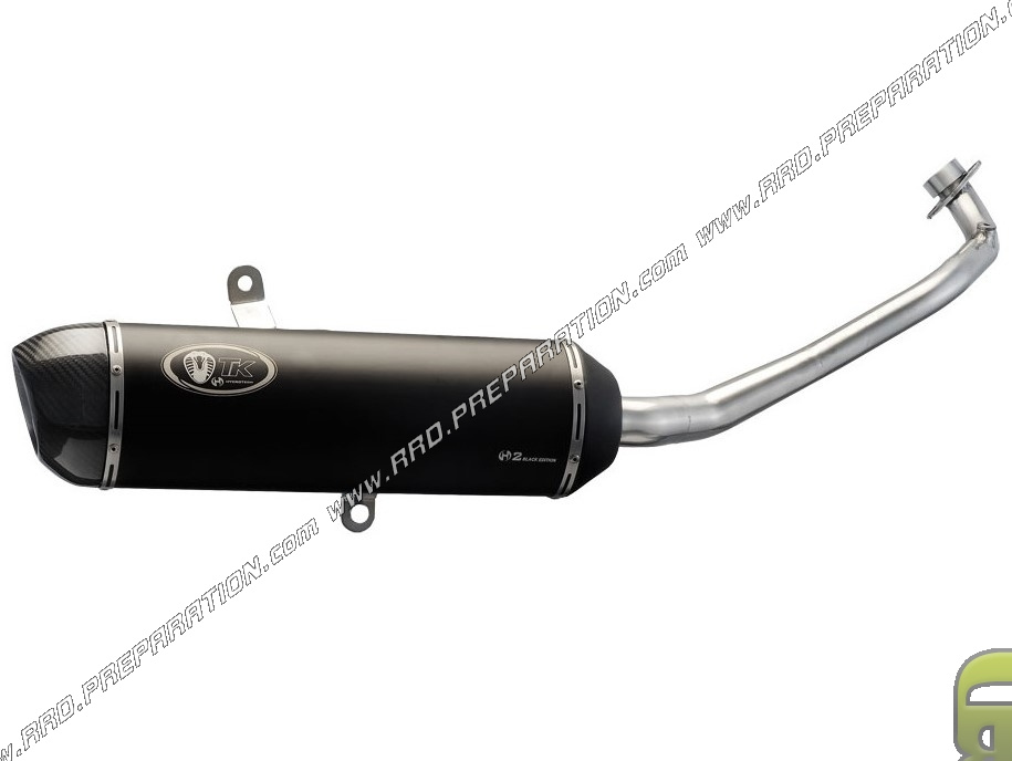 Pot d'échappement TURBO KIT TK H2 SCOOTER 4T 50cc GY6,SCHWINN CAMPUS, JINLUN JL50, QT5, RETRO