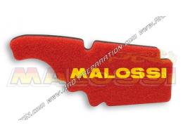 Mousse de filtre à air MALOSSI DOUBLE RED SPONGE pour boite à air d'origine maxi-scooter APRILIA, DERBI, PIAGGIO, VESPA...