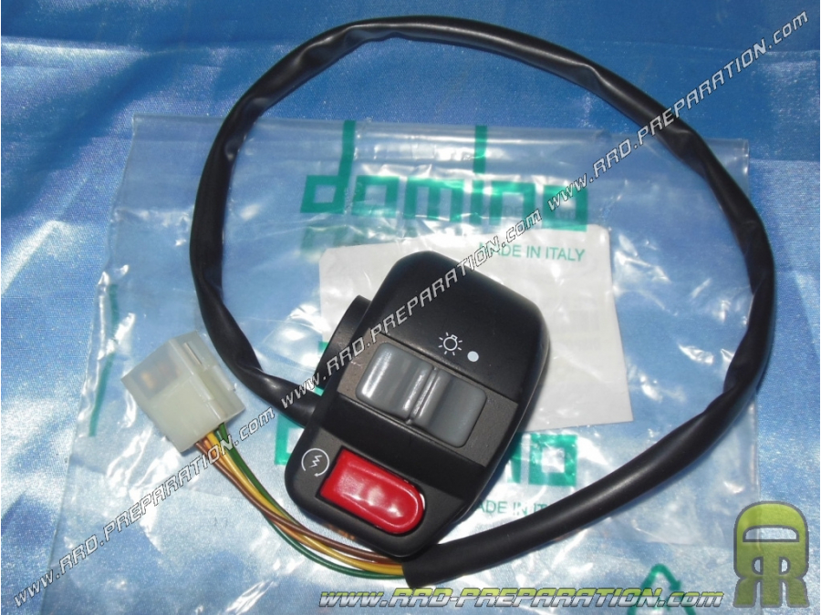 Interruptor / commodo DOMINO derecho para scooter 50cc Aprilia SCARABEO