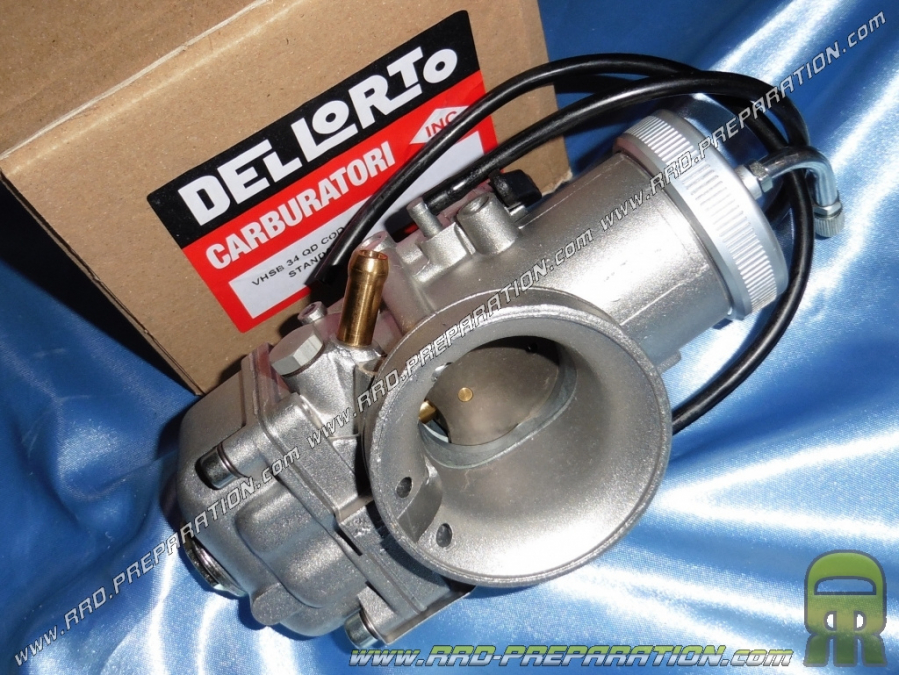 Carburettor DELLORTO VHSB 34 QD flexible choke lever without separate lubrication or depression