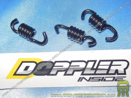 Muelles de embrague negros X3 DOPPLER +50% (embrague de 3 mordazas) para scooter Peugeot, Piaggio, vertical Minarelli, ...