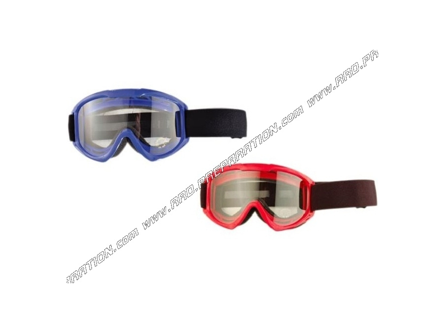 Gafas de motocross CGN Racing, azul o rojo de su elección