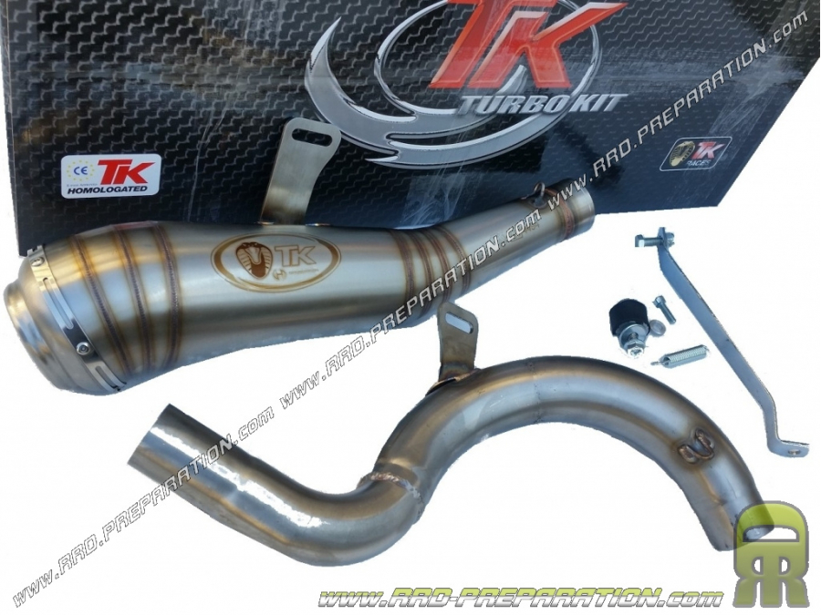 Pot d' échappement TURBOKIT TK GP pour KTM DUKE 125 et 200cc 4T 2011 a 2014
