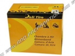 Chambre à air DELI TIRE pour pneu 130/60-13, 140/60-13 en 13 pouces, valve coudée