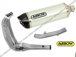 TKOSM Tuyau Déchappement De Moto Universel Silencieux Déchappement  Akrapovic Adapté Pour Kawasaki Z750 Z800 Pour Ninja 250 Du 48,5 €