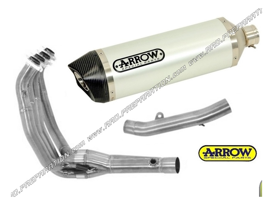 Complete ARROW RACE-TECH exhaust line for KAWASAKI Z 750, Z 750 R, ... from 2007 to 2014