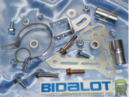 Kit completo de fijación para escape BIDALOT SMR en RIEJU SMX, MRX, RR, RJ... 50cc