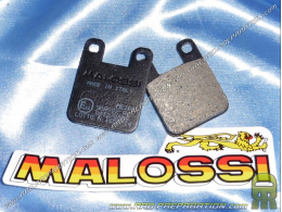 Pastillas de freno MALOSSI delanteras/traseras para Peugeot Speedfight, Squab, DERBI SENDA...