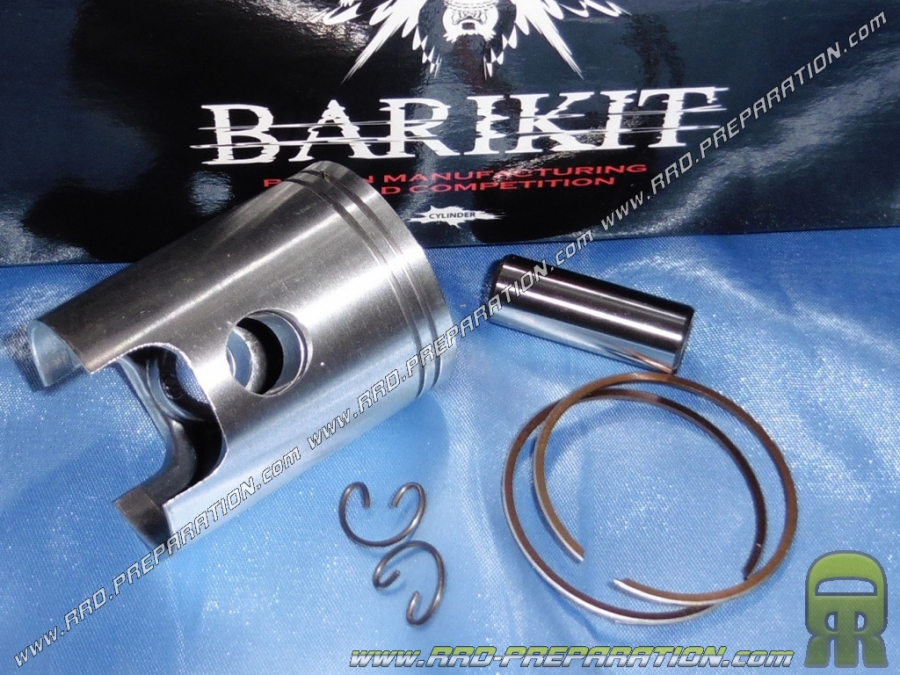 Pistón BARIKIT bi-segmento BARIKIT para 50cc BARIKIT hierro fundido y kit original en minarelli am6