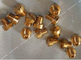 Gicleur principal pour carburateur DELLORTO petit pas, filet 5mm, longueur 8mm, véritable (INC certifié)