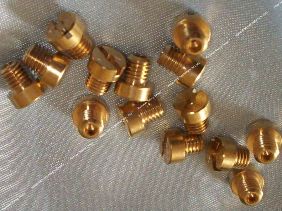 Main jet for DELLORTO small pitch carburettor, 5mm thread, 8mm length, genuine (INC certified) Main jet for DELLORTO small pitch carburettor, 5mm thread, 8mm length, genuine (INC certified)