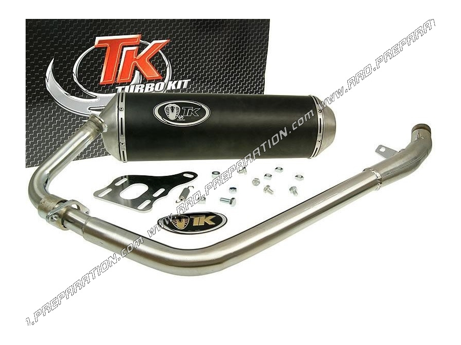 Pot d' échappement TURBOKIT TK pour HYOSUNG COMET 125cc (2 en 1)