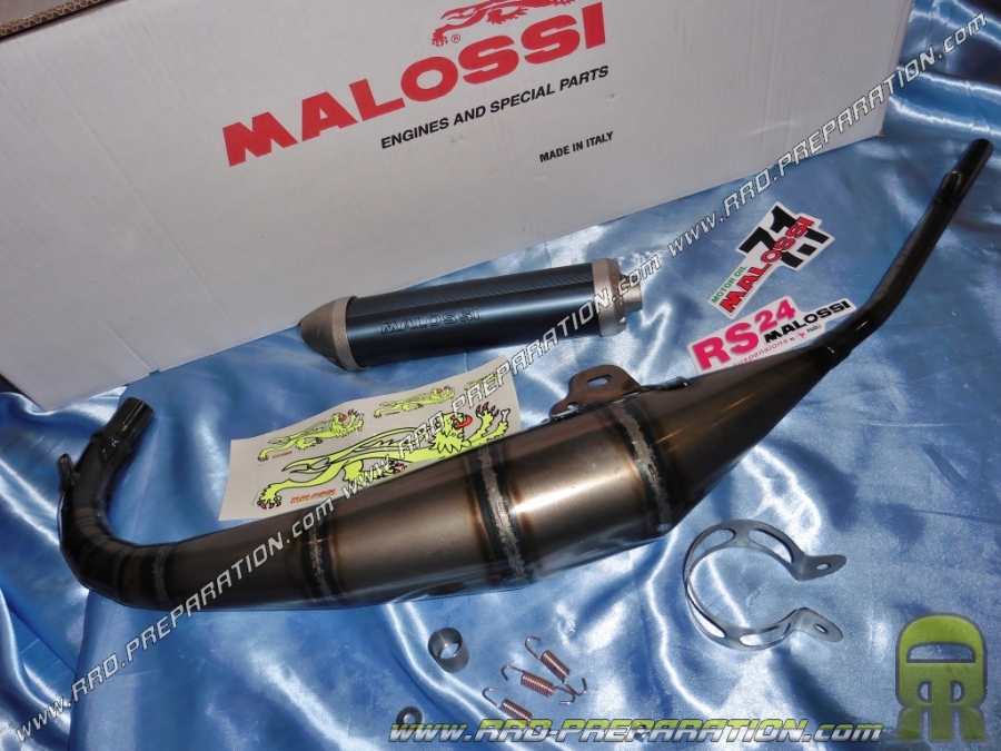 Pot d' échappement MALOSSI MHR GP 80 pour PEUGEOT XR6 et MOTORHISPANIA RX