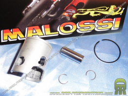 Piston MALOSSI bi-segment Ø40mm axe 12mm pour kit 50cc MHR aluminium sur DERBI Euro 1, 2 et 3