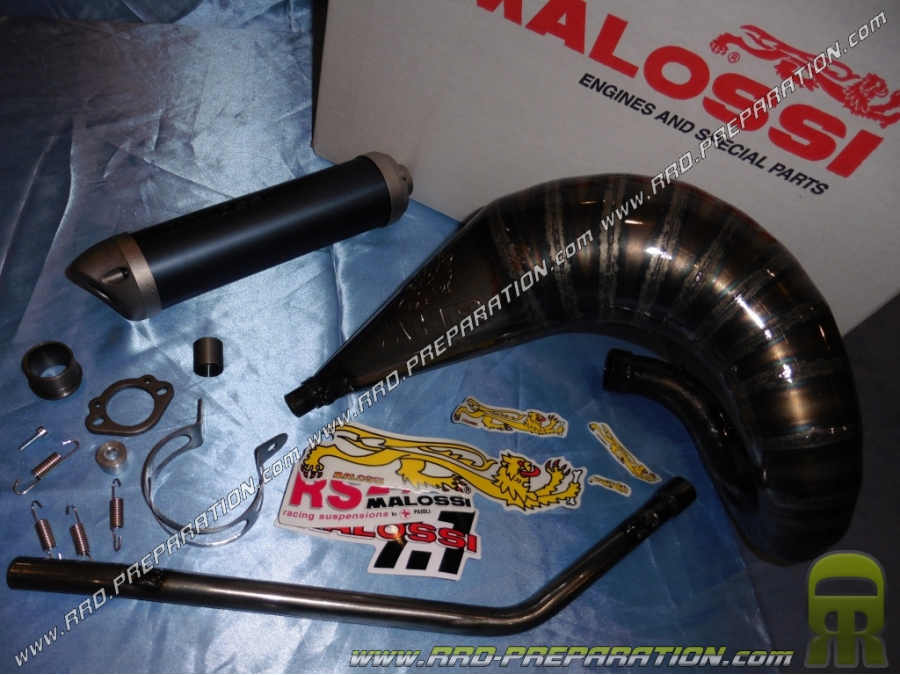 Pot d'échappement MALOSSI MHR SUPERMOTO passage haut spécial 50cc pour DERBI Senda DRD Pro R, Senda DRD Pro SM,...