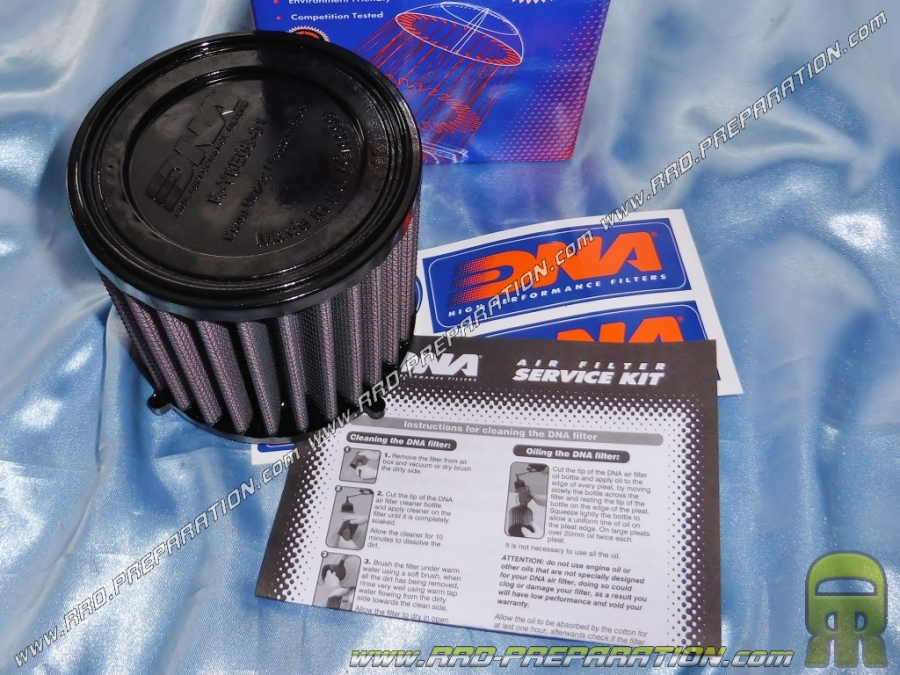 DNA RACING air filter for original air box on YAMAHA XTZ 660 TENERE motorcycle from 2008 to 2014