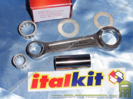 ITALKIT competición mecanizada forjada reforzada (Longitud 110mm, biela Ø20mm, eje 15mm) motor MOTO y KARTING ROTAX 125cc