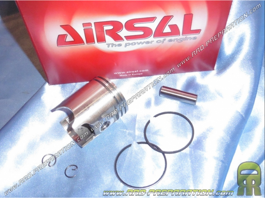 AIRSAL Pistón bisegmento Ø40mm para 50cc Kit aluminio AIRSAL en scooter HONDA SH, LEAD, GYRO, PEUGEOT SC METROPOLIS...