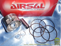 Piston 3 segments AIRSAL Ø57.4mm axe 14mm pour kit 150cc AIRSAL sur moto YAMAHA YBR, XT R et XT X 125cc