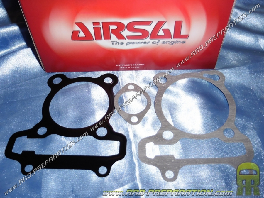 Pack joint pour kit haut moteur AIRSAL 165cc Ø60mm sur SYM Euro MX 125cc, Euro MX DD 125cc, ...