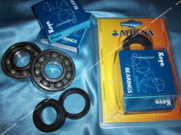 2 bearings + ATHENA Racing reinforced crankshaft oil seals for 125cc 2-stroke motorcycle YAMAHA TDR, DT, TZR, DTR, DERBI G