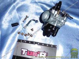 Carburador <span translate="no">TUN'R</span> tipo PHVA 17.5 flexible, lubricación separada, estrangulador de palanca (se entrega