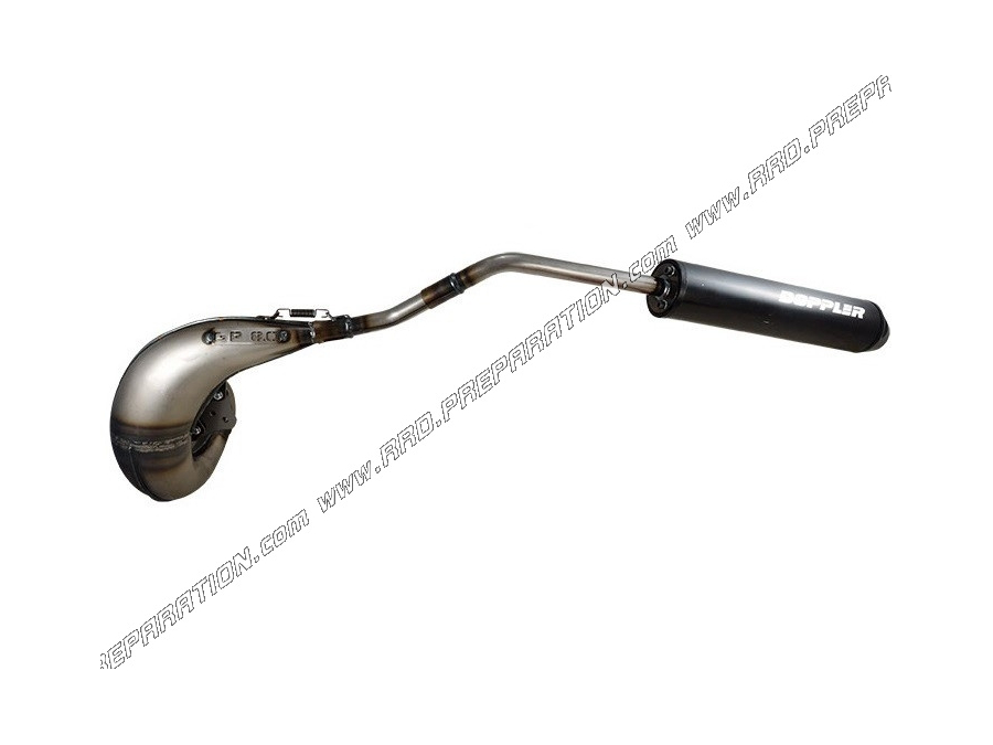 Exhaust DOPPLER GP8.0 high passage DERBI 50cc perimeter, SENDA, SM, EN DURO , X-TREM, APRILIA RX, GILERA SMT ...