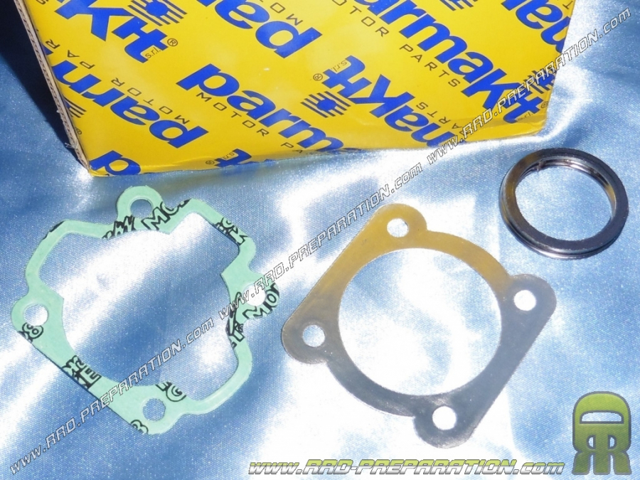 Pack joint pour kit / haut moteur 65cc Ø44,5mm PARMAKIT fonte pour moto MBK ZX, YAMAHA CHAPPY, FS1 50cc