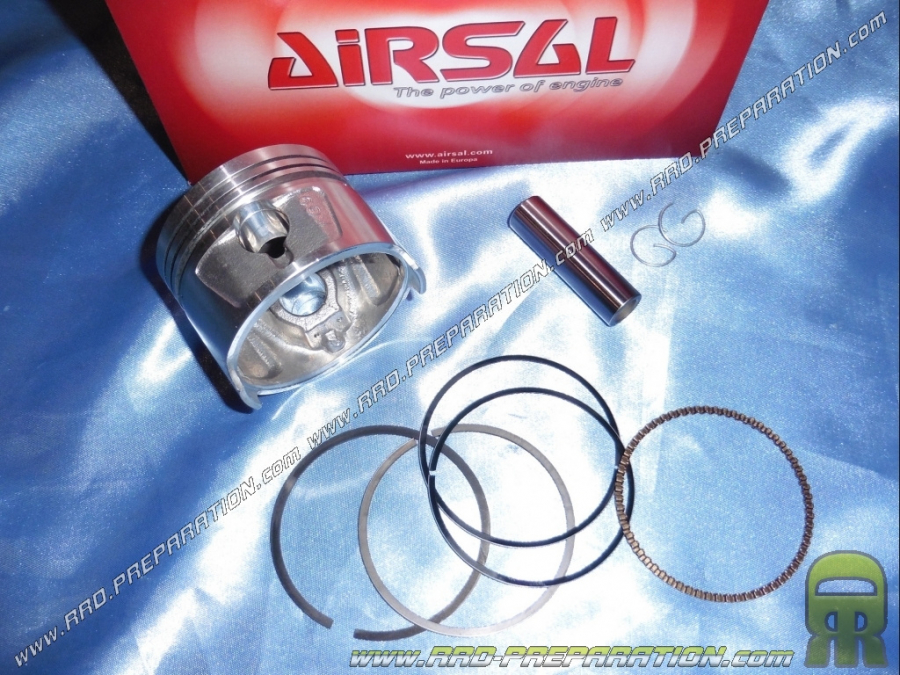 Pistón 3 segmentos AIRSAL Ø65mm eje 15mm kit 165cc moto BELDERIA MD, DAYUN, DAYANG, HONDA TITAN, STORM, CG125, CG150 125, 150cc