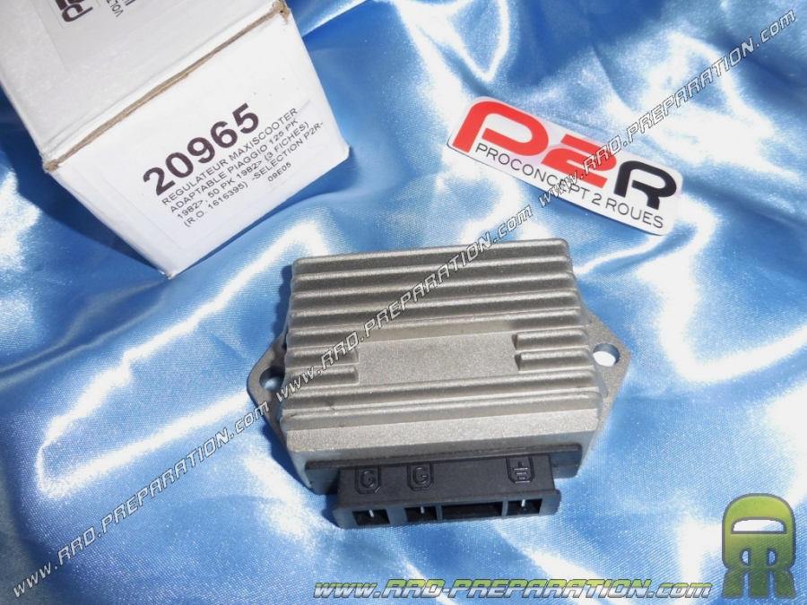 Regulador de voltaje P2R 3 enchufes para encendido scooter 125, 150 y 200cc PIAGGIO , VESPA, PK...