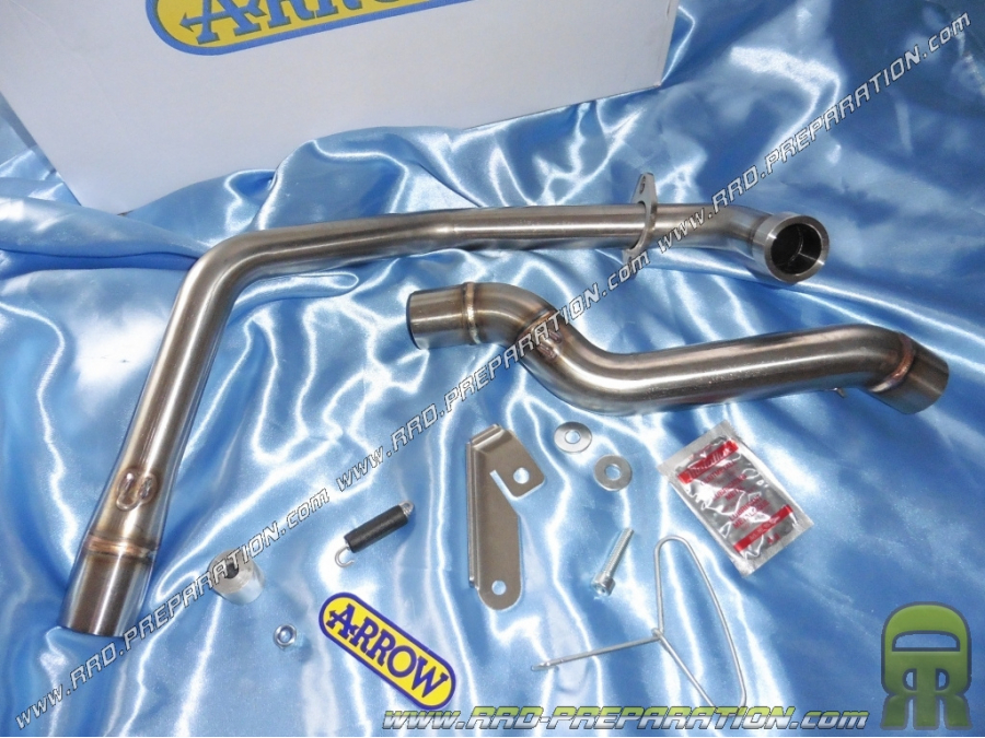 ARROW stainless steel racing manifold (with or without catalyst) for KEEWAY RKV 125cc motorcycle from 2011