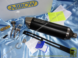 Silencieux d'échappement ARROW STREET THUNDER pour pour moto KEEWAY RKV 125cc 4T a partir de 2011 (couleur et embout au choix)