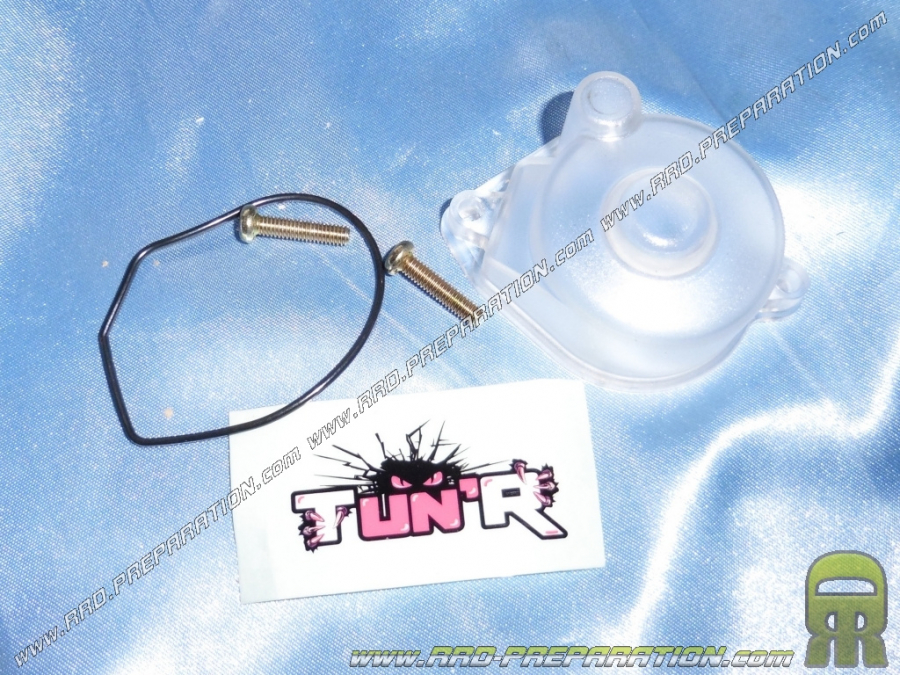 Transparent TUN 'R tank for DELLORTO PHVA carburettor with screw and seal