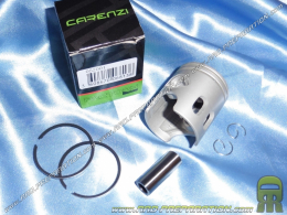 Piston bi-segment pour kit 50 cc CARENZI FONTE et origine sur Peugeot TREKKER, BUXY, VIVACITY ...