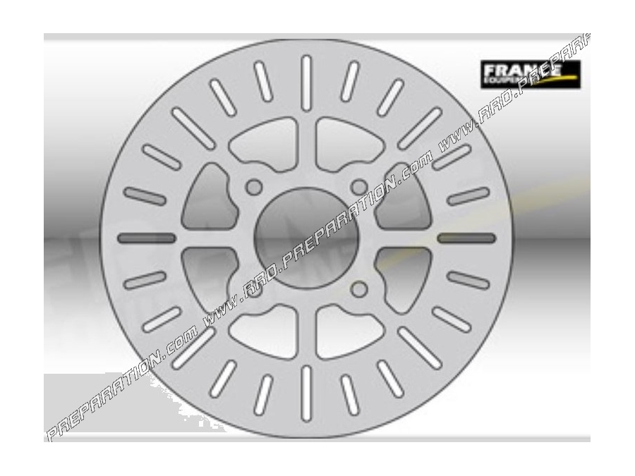 Rear brake disc Ø220mm FRANCE EQUIPEMENT for BUGGY PGO BUGRIDER