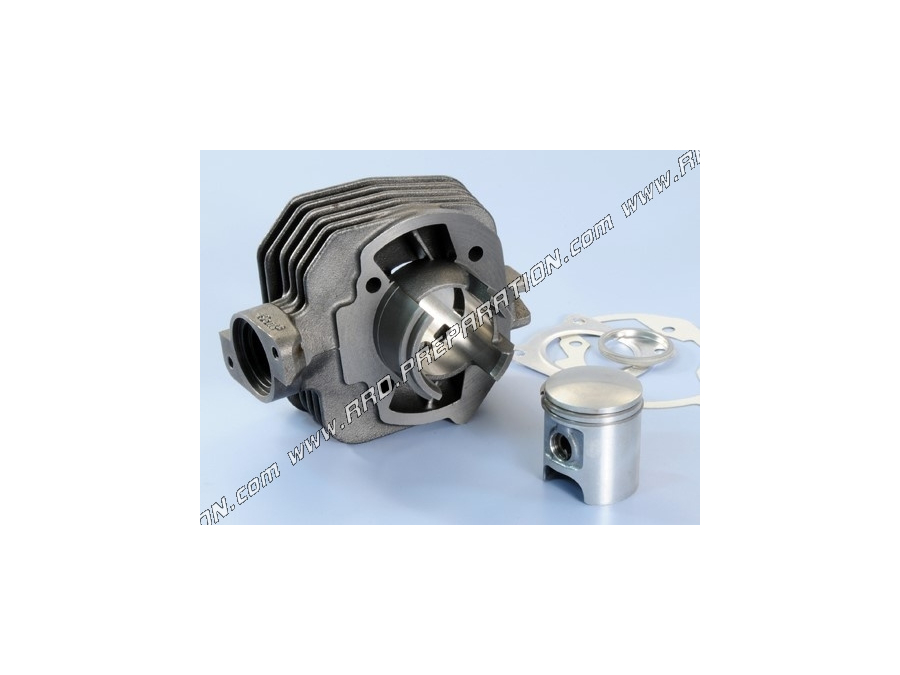 Cylinder - piston without cylinder head 50cc Ø40mm POLINI cast iron for PEUGEOT horizontal air (ludix, speedfight 3,...)