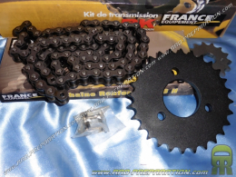 Kit de cadena FRANCE EQUIPEMENT reforzado para QUAD MASAI ULTIMATE, A50 XL, L50... 50cc