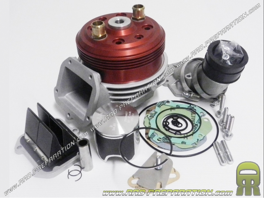 High engine kit 160cc Ø58mm PARMAKIT W FO RC E LC aluminum scooter VESPA PRIMAVERA, PK, ETS, ET3, XL ... 125cc 2T