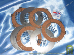 Game 7 disc clutches reinforced DR Racing (disks, intercalary, springs ...) scooter Vespa 125 PX 150cc LML ...