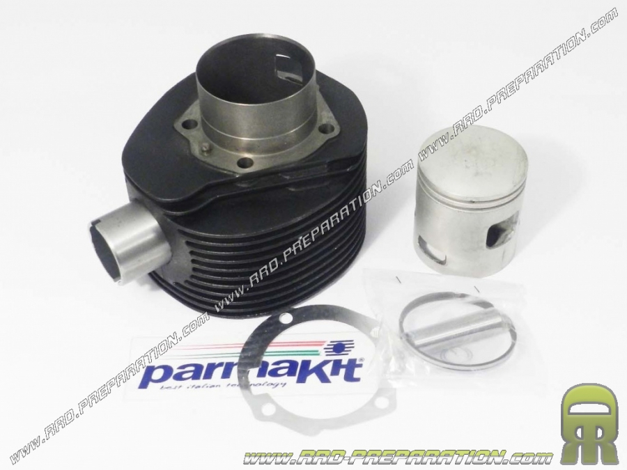 Kit haut moteur 222cc Ø70,5mm PARMAKIT fonte scooter VESPA P200 E, PX, PE... 200cc 2T