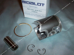 Piston coulé BIDALOT Ø38,95 / 38,96 ou 38,97mm pour kit 50cc G1 RR air et G2 RR liquide sur MBK 51 / AV10