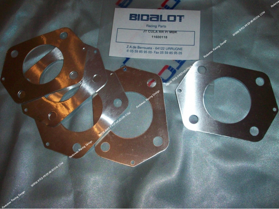 Joint de culasse Ø39mm BIDALOT pour kit 50cc G1 RR ou autre modèle  MBK 51 motobecane av10 et av7