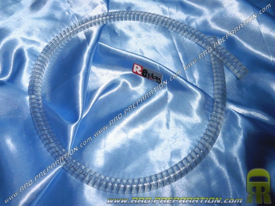 Hose reinforced transparent internal cooling Ø 12 by external 19 mm right 1.50 meters