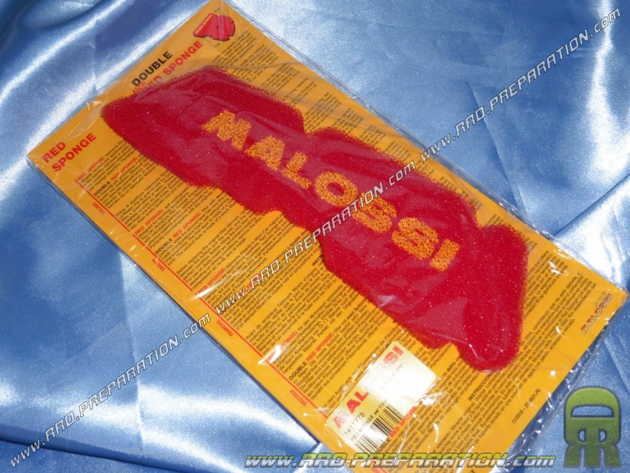 foam air filter MALOSSI RED SPONGE for original air box scooter PIAGGIO / GILERA (Typhoon, NRG ...)