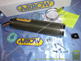 Silencioso de escape simple ARROW KEVLAR para CAGIVA RAPTOR y PLANET 125cc