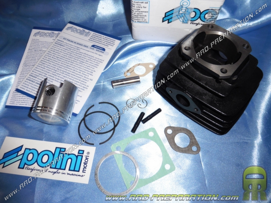 Kit 70cc Ø47mm POLINI hierro fundido para YAMAHA YAMI, MINARELLI V1, FANTIC ISSIMO 50...