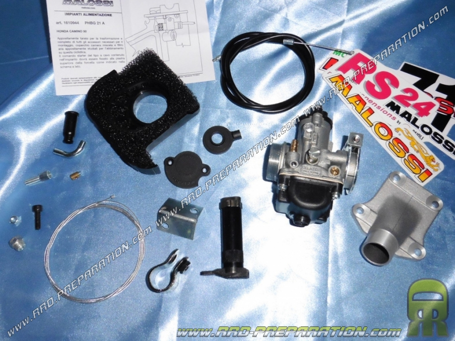 Kit carburation MALOSSI Ø21mm for HONDA Camino 50