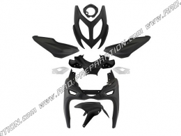 9-piece TNT Tuning fairing kit for MBK NITRO or YAMAHA AEROX from 2013, matte black