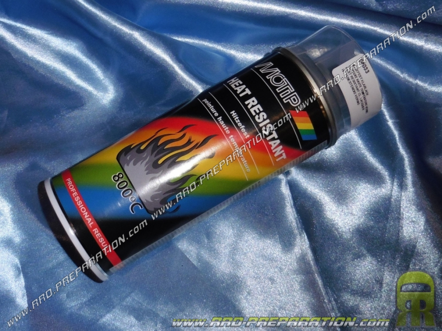 Bombe spray peinture haute température MOTIP vernis transparent