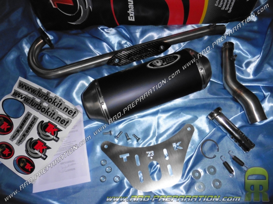 TURBO KIT TK QUAD 4T OVAL linea de escape para KYMCO KXR, MXU, MAXXER, MONGOOS 250 y 300cc